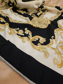 روسری ابریشم نگین دار