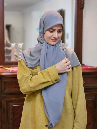 روسری نخ وال طوسی
