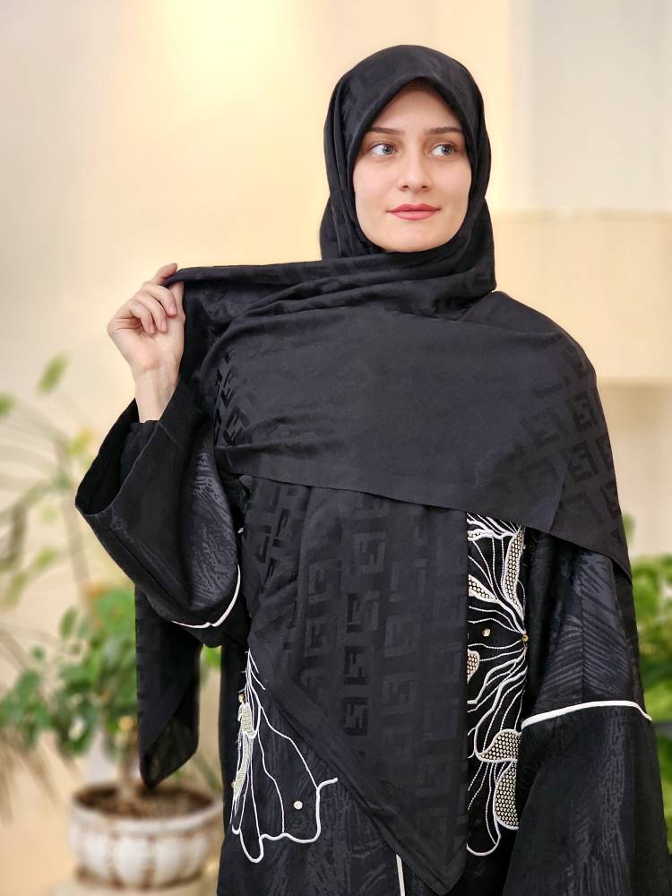 روسری مشکی ژان ژان فندی وارداتی