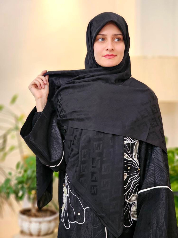 روسری مشکی ژان ژان فندی وارداتی