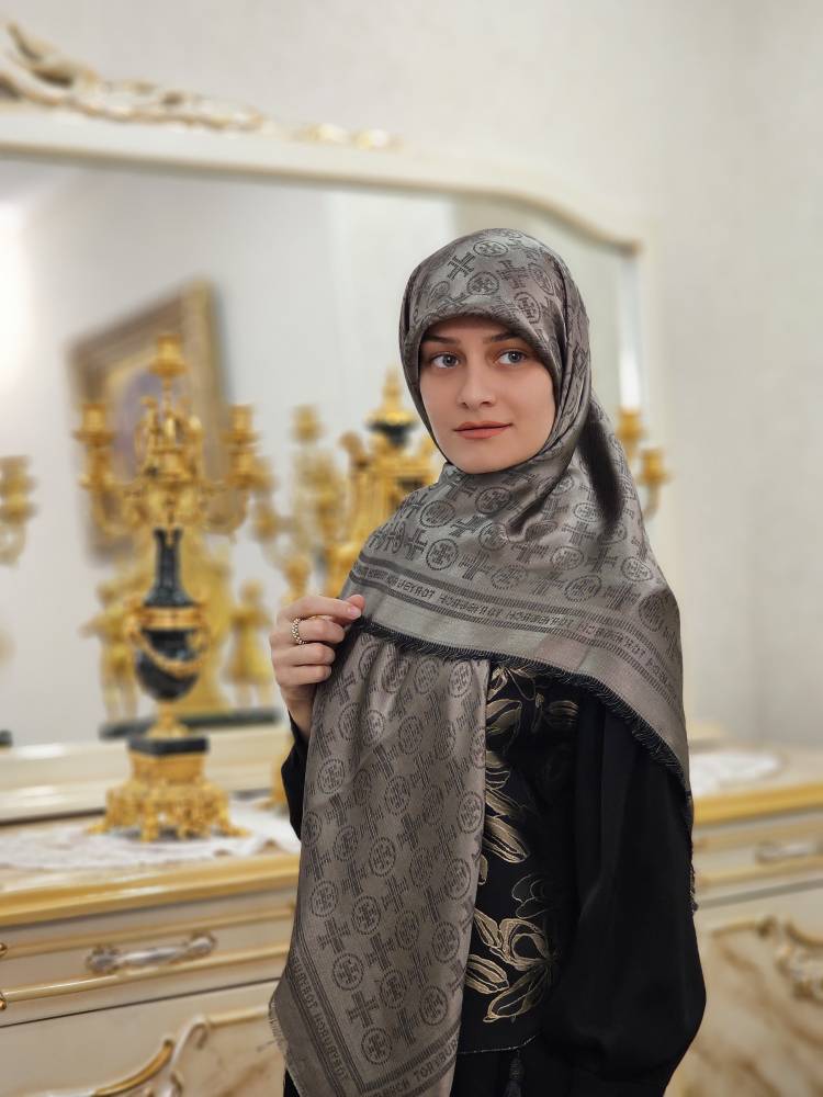 روسری لمه دار دورو
