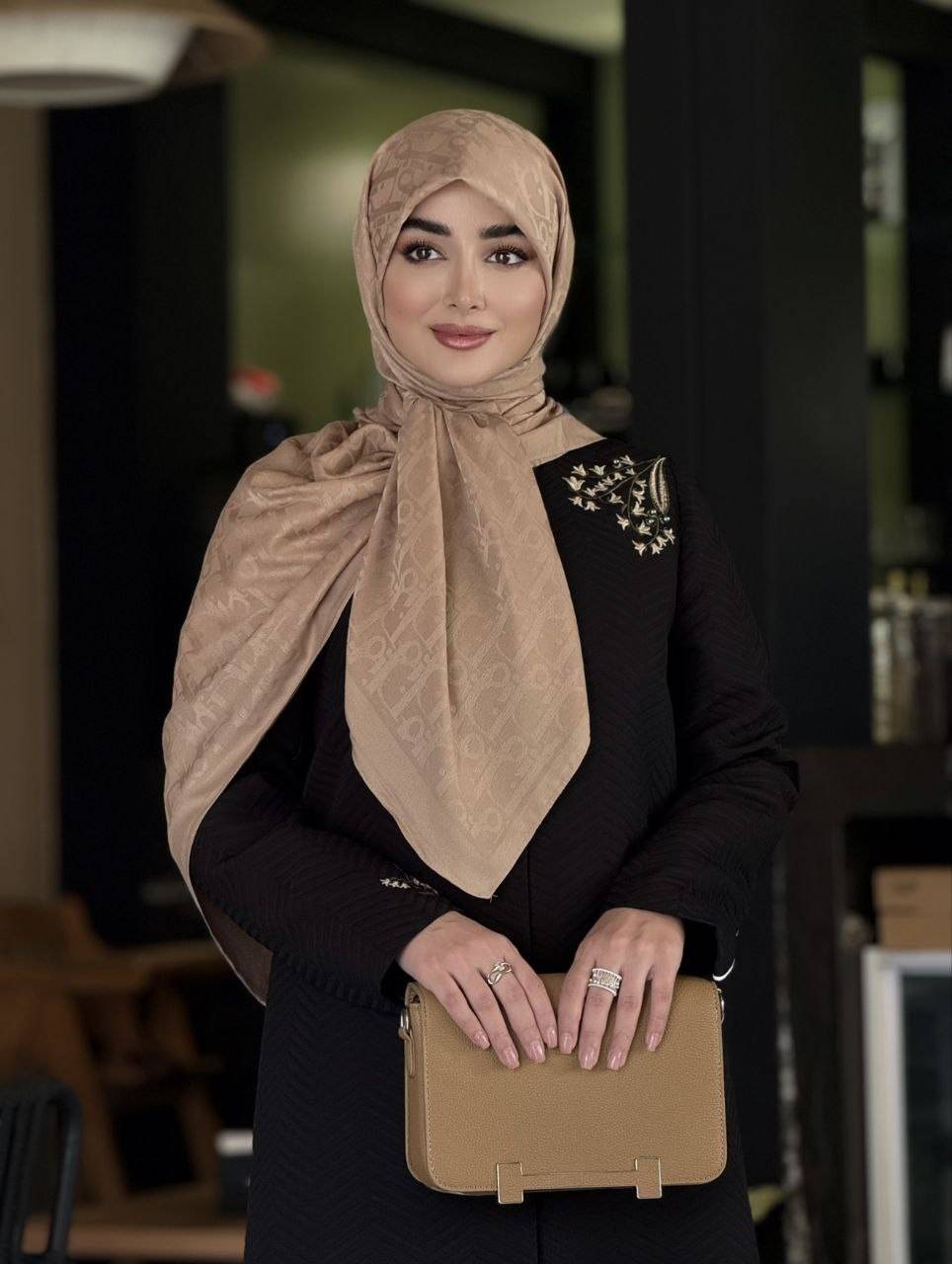 روسری ژان ژان نسکافه ای وارداتی برند دیور