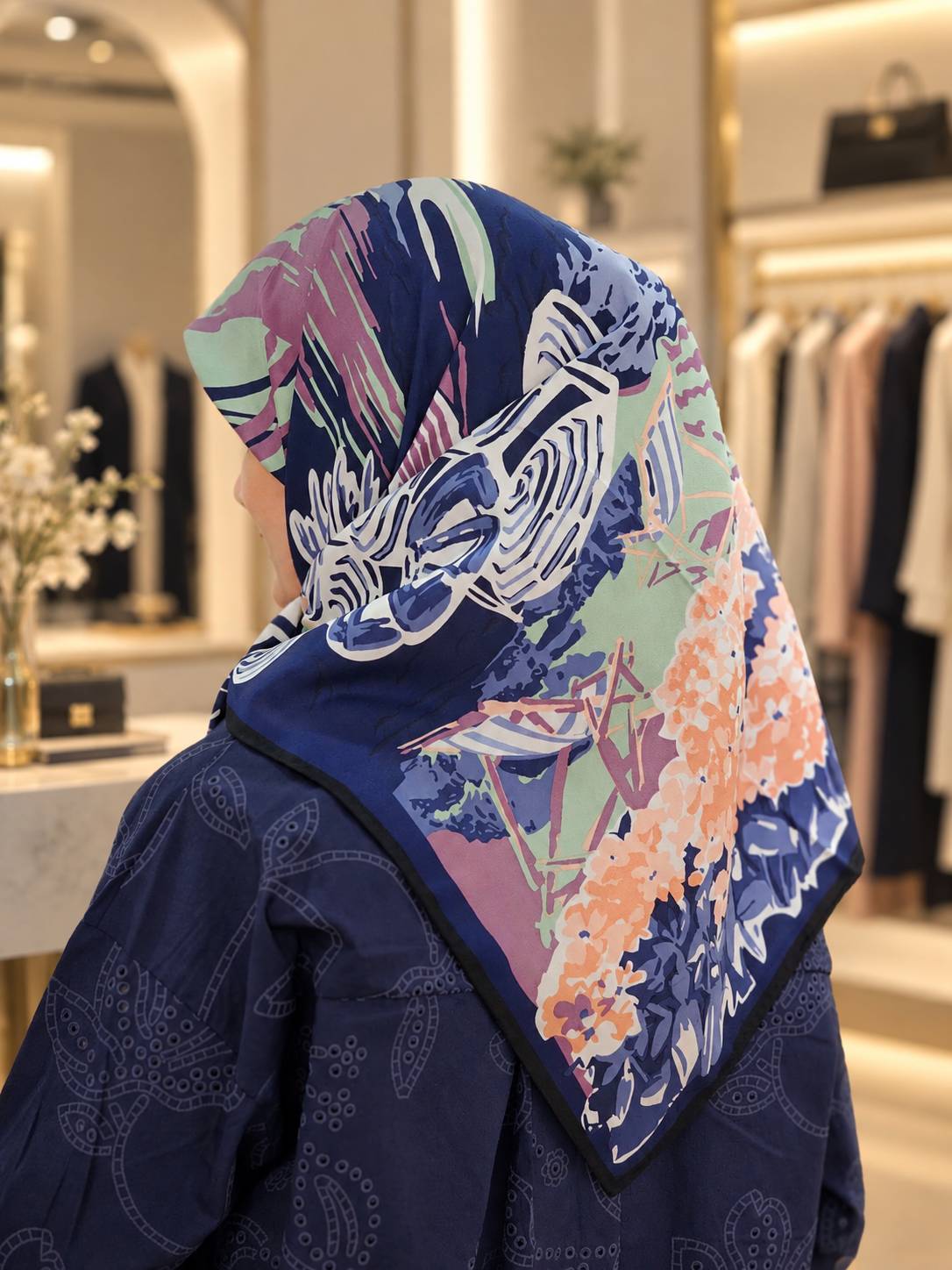 روسری ابریشم مستر سایز ۹۰ وارداتی