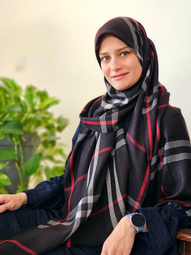شال نخی باربری مشکی