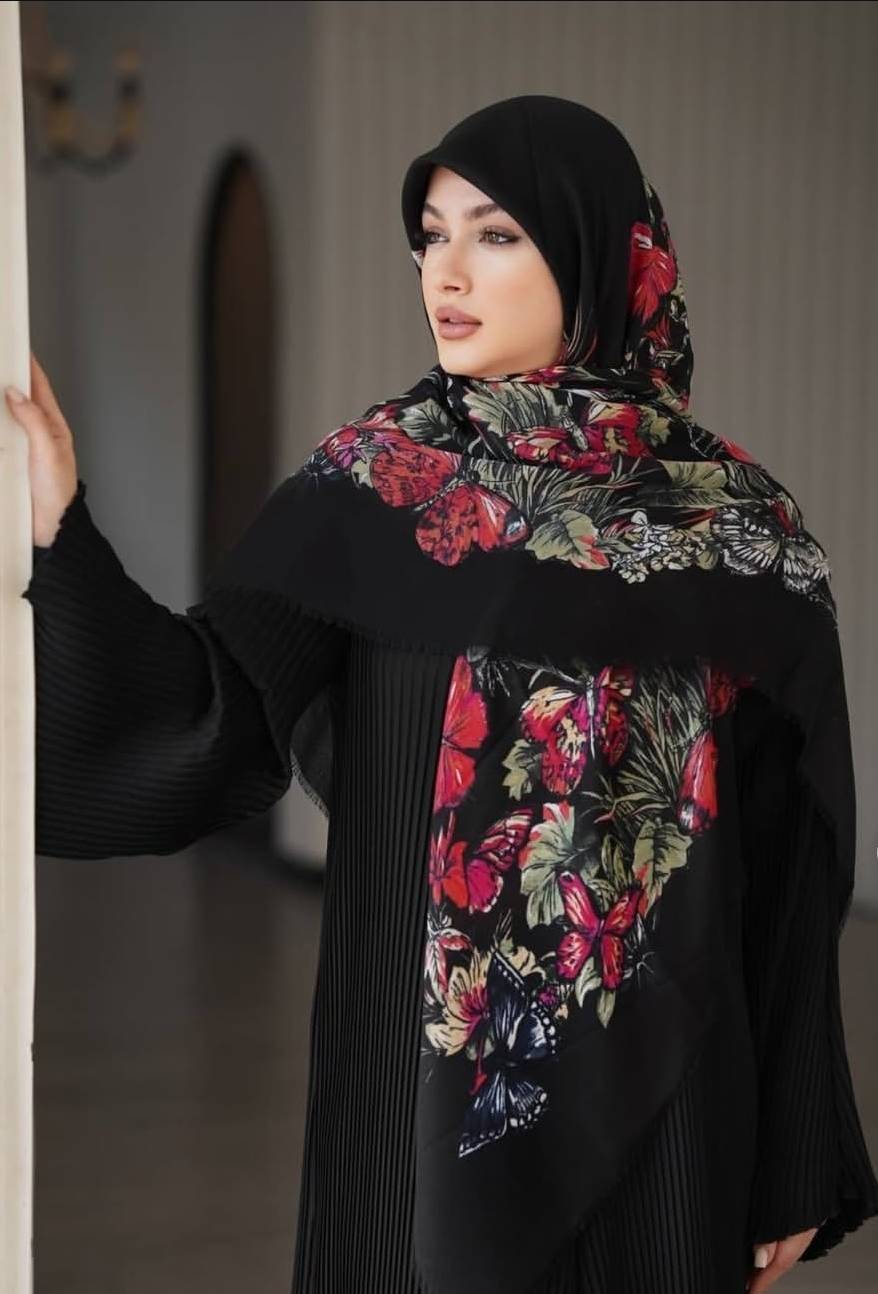 روسری نخی یونیک وارداتی سایز ۱۴۰