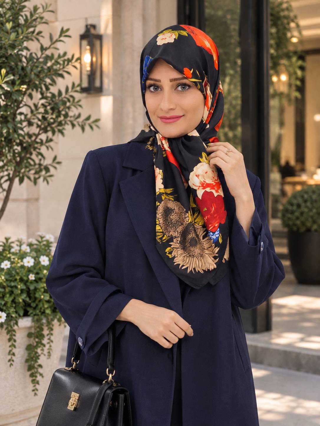 روسری ابریشم کیفیت مستر وارداتی سایز ۹۰