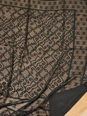 روسری مشکی دووره سایز ۱۱۰