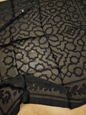روسری دووره مشکی سایز ۱۱۰